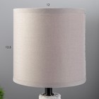 Настольная лампа "Лина" Е14 40Вт серый 20х20х31см RISALUX - Фото 5