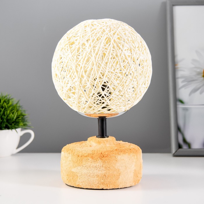 Настольная лампа «Венера» Е14 40 Вт оранжевый 12×12×26 см RISALUX