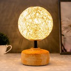 Настольная лампа «Венера» Е14 40 Вт оранжевый 12×12×26 см RISALUX - Фото 2