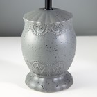 Настольная лампа "Аурика" Е14 40Вт серый 20х20х31см RISALUX - Фото 4
