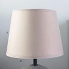 Настольная лампа "Аурика" Е14 40Вт серый 20х20х31см RISALUX - Фото 5