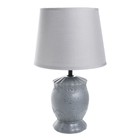 Настольная лампа "Аурика" Е14 40Вт серый 20х20х31см RISALUX - Фото 7