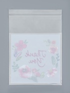 Пакет БОПП с липкой лентой, «Спасибо», 7×7+3 см - Фото 2