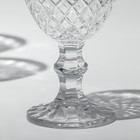 Набор фужеров «Кристалл», стеклянный, d=9 см, h=17 см, 360 мл, 6 шт - Фото 4