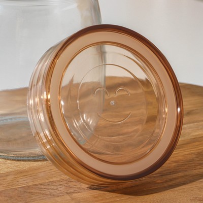 Банка для сыпучих продуктов, 914 мл, d=10 см, h=14 см, стекло