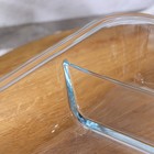 Контейнер стеклянный с разделителем и пластиковой крышкой, 1 л - фото 22745689