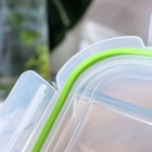 Контейнер стеклянный с разделителем и пластиковой крышкой, 1 л - фото 22745690