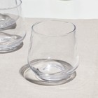 Набор низких стаканов, стеклянный, d=7 см, h=9 см, 365 мл, 6 шт - фото 24254015