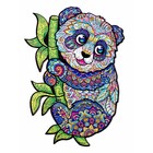 Деревянный пазл с двухслойной крышкой «Панда» M - фото 32637962
