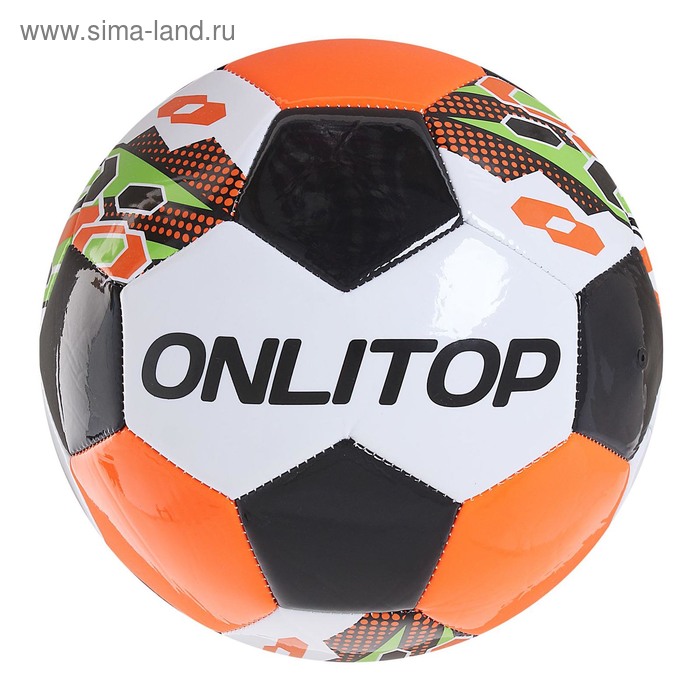 Мяч футбольный Colden goal, 32 панели, PVC, 3 подслоя, машинная сшивка, размер 5 - Фото 1