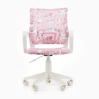 Кресло детское Бюрократ BUROKIDS 1 W-UNICORN розовый, белый пластик - Фото 3