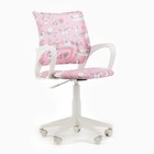 Кресло детское Бюрократ BUROKIDS 1 W-UNICORN розовый, белый пластик - Фото 5