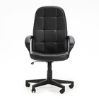 Кресло руководителя «Бюрократ» CH - 002, на колёсиках, экокожа, цвет чёрный - Фото 2