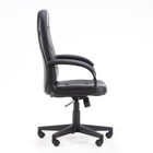 Кресло руководителя «Бюрократ» CH - 002, на колёсиках, экокожа, цвет чёрный - Фото 3