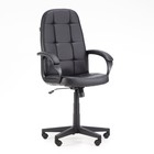 Кресло руководителя «Бюрократ» CH - 002, на колёсиках, экокожа, цвет чёрный - Фото 5