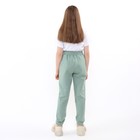 Брюки спортивные для девочек, цвет светло-зеленый, рост 152 см - фото 22554304