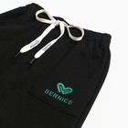 Брюки спортивные для девочек, цвет чёрный, рост 164 см - фото 22554345