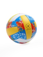 Волейбольный мяч ONLYTOP, машинная сшивка, 18 панелей, р. 5, PVC - Фото 7