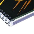 Альбом для рисования А4 40 листов на гребне "Городская легенда", обложка мелованный картон, выборочный УФ-лак, блок 100 г/м2 - фото 24663831