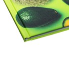 Блокнот А6 40 листов в клетку Calligrata "Авокадо", твёрдая обложка, блок офсет - фото 22715931