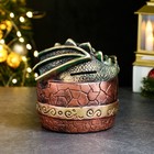 Копилка "Зеленый дракон" 13х13см - фото 24292539