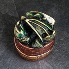 Копилка "Зеленый дракон" 13х13см - фото 24292540