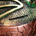 Копилка "Зеленый дракон" 13х13см - фото 24292541