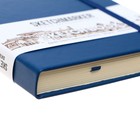 Скетчбук Sketchmarker, 120 х 120 мм, 80 листов, твёрдая обложка из искусственной кожи, синий, блок 140 г/м2 - Фото 4