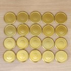 Крышка для консервирования Komfi, ТО-82 мм, жесть, винтовая, лак, фасовка 20 шт., золотистая - Фото 3