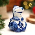 Сувенир "Дракоша Ян", гжель (комплект 2 шт) - фото 36062531