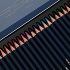 Карандаши акварельные набор 24 цвета, Finenolo, в металлическом пенале - Фото 4