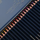 Карандаши акварельные набор 48 цветов, Finenolo, в металлическом пенале - Фото 4