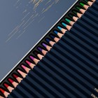 Карандаши художественные 36 цветов, Finenolo, 3.8 мм, шестигранные, в металлическом пенале - фото 8129842