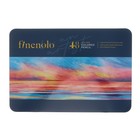 Карандаши художественные 48 цветов, Finenolo, 3.8 мм, шестигранные, в металлическом пенале - Фото 2