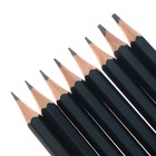 Набор карандашей чернографитных разной твердости Finenolo Sketch, 8 штук, 8B-2H, в металлическом пенале - фото 9247111