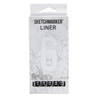 Набор ручек капиллярных Sketchmarker, 6 штук: 0.05, 0.1, 0.2, 0.3, 0.5, 0.7, черный - фото 319766997
