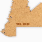 Новогодний декор на раму двери «Домики», 25.5×11.8 см - Фото 5