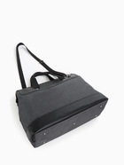 Сумка дорожная на молнии Bagsland, наружный карман, длинный ремень, тёмно-серая - Фото 6