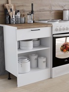 Кухонный гарнитур «Паола», 2400 мм, цвет белый/белый - Фото 4