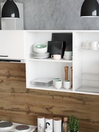 Кухонный гарнитур «Паола», 2400 мм, цвет белый/белый - Фото 6