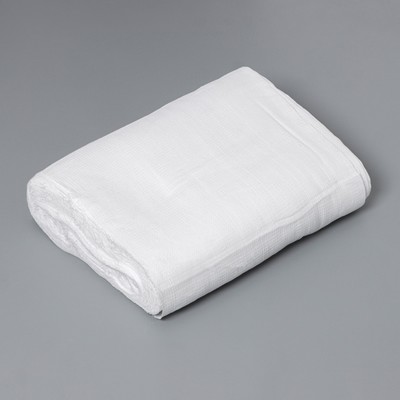 Вафельное полотно отбеленное, длина 50 м, ширина 40 см, плотность 110 г/м²