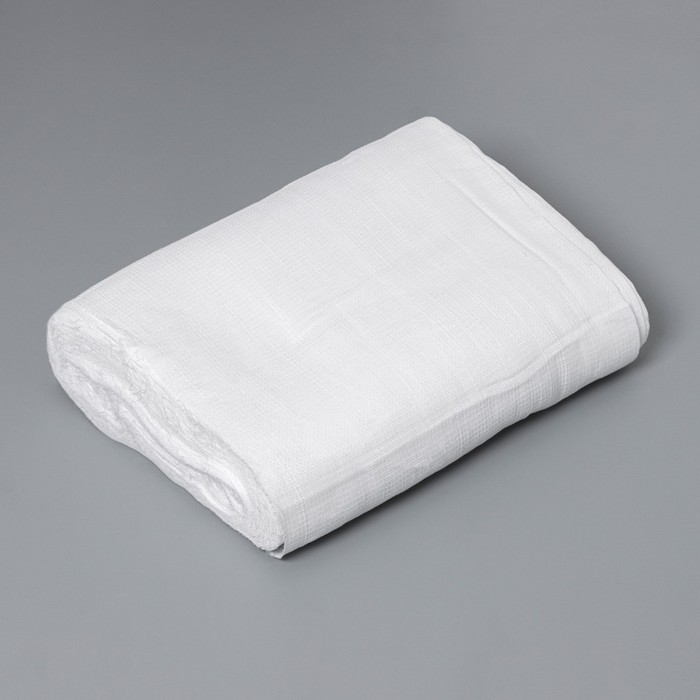 Вафельное полотно отбеленное, длина 50 м, ширина 40 см, плотность 110 г/м² - Фото 1