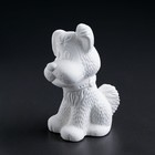 Фигура для раскраски "Пес сидит" 12х8х8см (комплект 2 шт) - фото 24480239