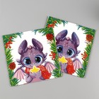 Салфетки бумажные двухслойные «С Новым годом: звезда», 33 × 33 см, в наборе 20 шт. - фото 24624315