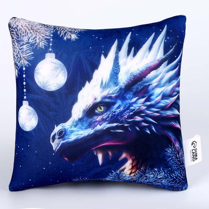 Антистресс-подушка «Снежный дракон» - фото 1907797461