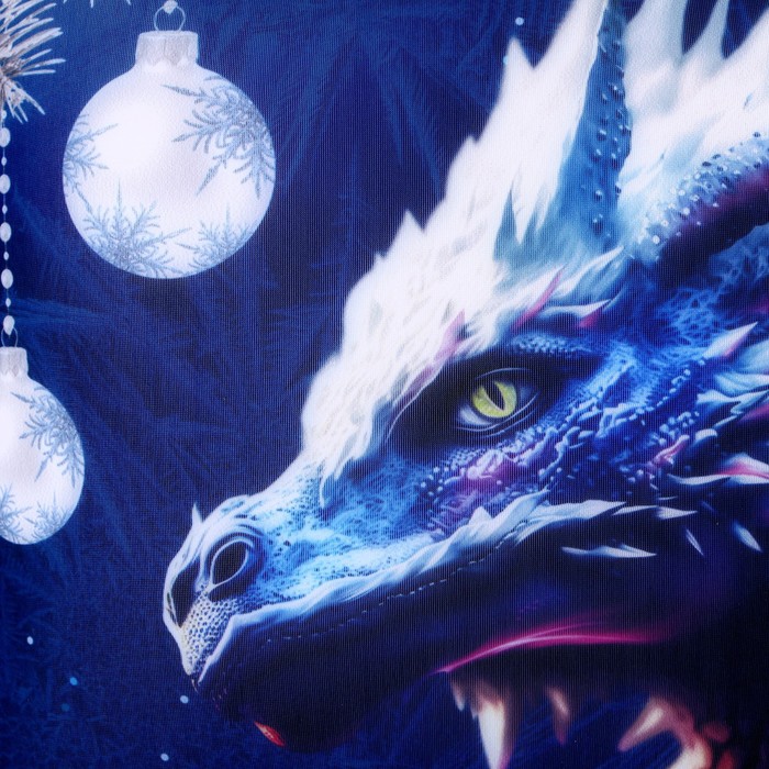 Антистресс-подушка «Снежный дракон» - фото 1907797462