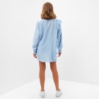 Костюм женский (блузка, шорты) MINAKU: Casual Collection цвет голубой , р-р 46 - Фото 6