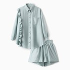 Костюм женский (блузка, шорты) MINAKU: Casual Collection цвет зеленый , р-р 42 - Фото 7