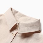 Костюм женский (блузка, шорты) MINAKU: Casual Collection цвет бежевый , р-р 42 - Фото 9