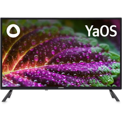 Телевизор Digma DM-LED32SBB31, 32", 1366×768, DVB-C/T2/S/S2, HDMI×3, USB×2, SmartTV, черный